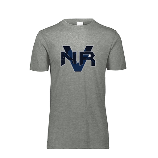 [FTSCUBGY-AS-LOGO1] Decker Men's Tri-Blend T-Shirt - Short Sleeve (Adult S, Gray, Logo 1)