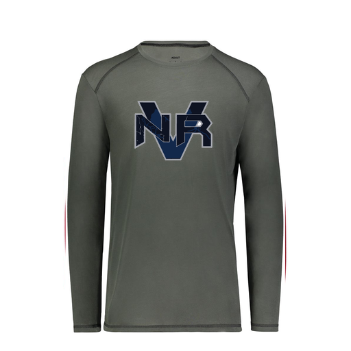 [6846.98D.S-LOGO1] Youth SoftTouch Long Sleeve (Youth S, Gray, Logo 1)