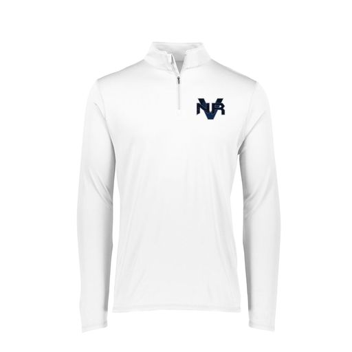 [FTLQFLWH-FAXS-LOGO1] Decker Women's Flex-Lite 1/4 Zip Shirt (Female Adult XS, White, Logo 1)