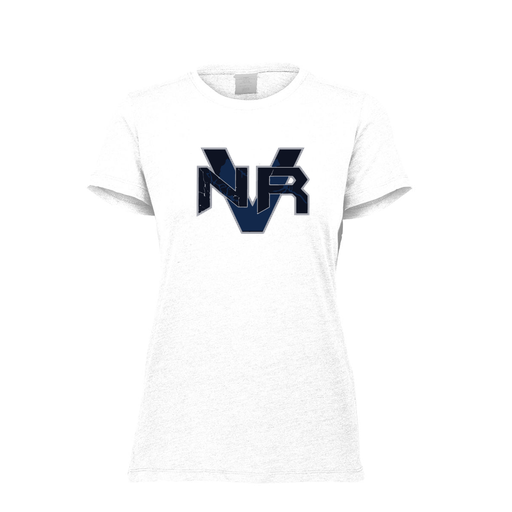 [FTSCUBWH-FAXS-LOGO1] Decker Women's Tri-Blend T-Shirt - Short Sleeve (Female Adult XS, White, Logo 1)