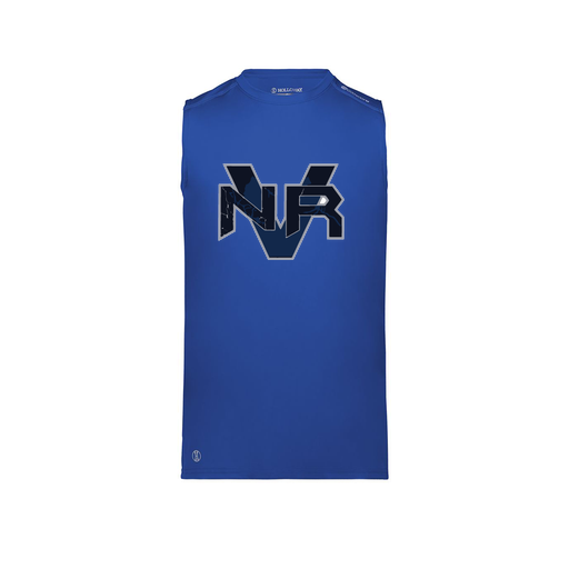 [222593.060.S-LOGO1] Men's CoolDry TankTop (Adult S, Royal, Logo 1)