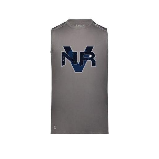 [222593.98D.S-LOGO1] Men's CoolDry TankTop (Adult S, Gray, Logo 1)