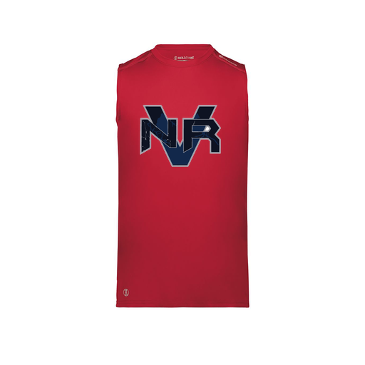 [222593.083.S-LOGO1] Men's CoolDry TankTop (Adult S, Red, Logo 1)