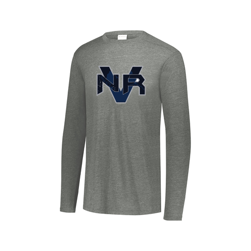 [FTLCUBGY-AXS-LOGO1] Men's LS Ultra-blend T-Shirt (Adult XS, Gray, Logo 1)