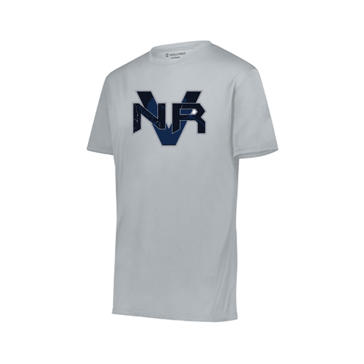 [222819.099.XXS-LOGO1] Youth Movement Dri Fit Shirt (Youth XXS, Silver, Logo 1)