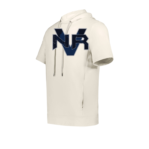 [222605-WHT-YS-LOGO1] YOUTH VENTURA SOFT KNIT SHORT SLEEVE HOODIE (Youth S, White, Logo 1)