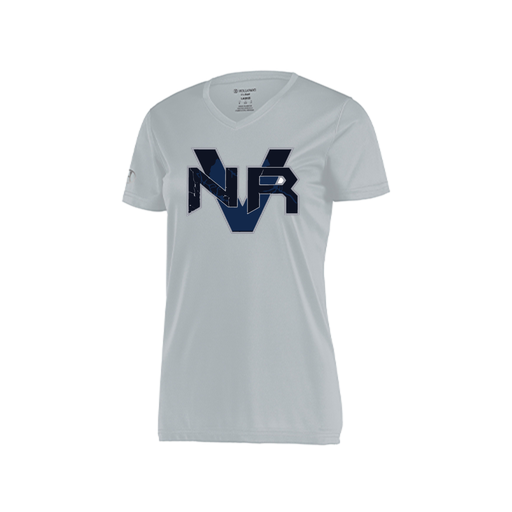 [222820.099.S-LOGO1] Ladies Movement Dri Fit Shirt (Female Adult S, Silver, Logo 1)